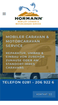 Mobile Screenshot of caravan-service-hormann.de